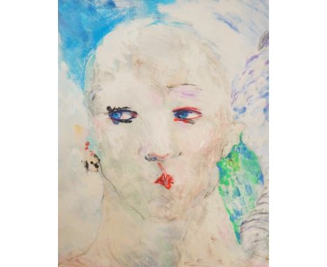 JUNE CAREY
Bitter and Twisted, mixed media, signed, 59cm x 81cm, Glasgow Print Studio label to verso