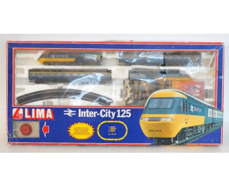 LIMA INTER-CITY 125 MODEL RAILWAY SET
circa 1982, with instructions and box