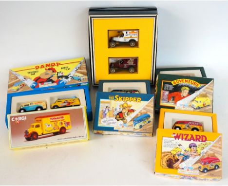 COLLECTION OF BOXED CORGI MODEL VEHICLES
1980/90's, including D.C.Thomson related ('Dandy' and 'Beano') (15), viewing require