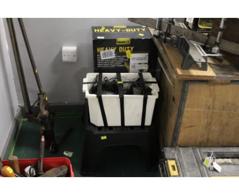 Step stool and Maxidry heavy duty boot and glove dryer, Clulite lamp etc