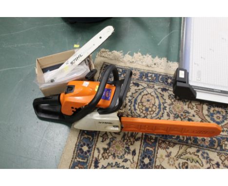 Stihl M5 181 chain saw with 14" guide bar, tool etc