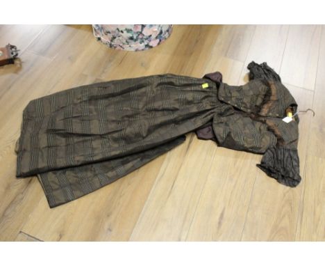 Victorian crinoline skirt, blouse and bodice