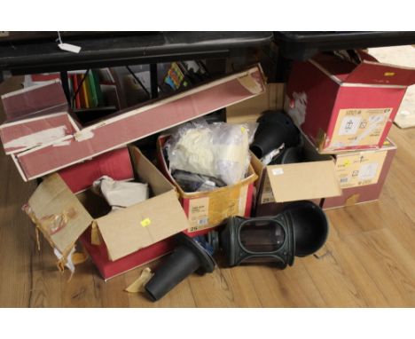 Six boxes of Konstsmide light fittings and accessories