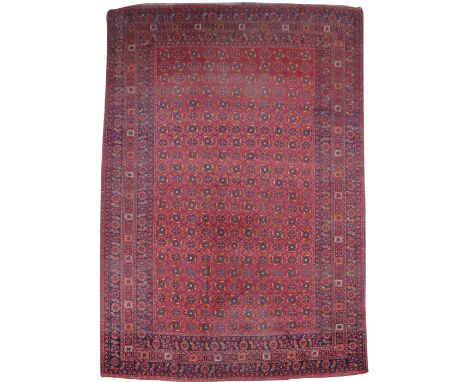 AN AFGHAN ERSARI BESHIR CARPET FIRST HALF 20TH CENTURY 430 x 340cm Provenance Upper Slaughter Manor, The Collection of Micheá