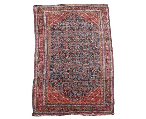 A PERSIAN KELLEH CARPET POSSIBLY AFSHAR, FIRST HALF 20TH CENTURY 487 x 233.8cm Provenance Upper Slaughter Manor, The Collecti
