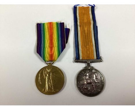 WWI British Medals, comprising British War Medal awarded to R-5308 Pte P Abbott K R RIF C (killed in action 11th April 1917) 