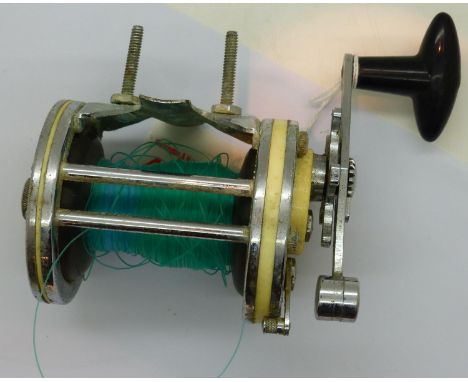 Mixed fishing reels including Mitchell 600A. P&amp;P Group 3 (£25+VAT for the first lot and £5+VAT for subsequent lots) 