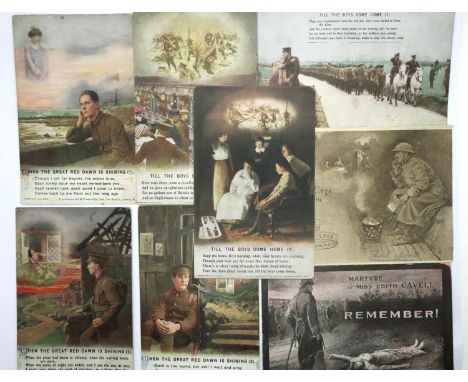 Small collection of WWI military postcards. P&amp;P Group 1 (£14+VAT for the first lot and £1+VAT for subsequent lots) 
