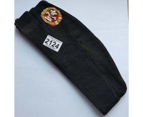 British WWII South Lancashire Regiment cap. P&amp;P Group 1 (£14+VAT for the first lot and £1+VAT for subsequent lots) 