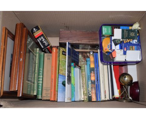 Miscellaneous items, to include: wrapped and loose golf balls by Dunlop; books relating to golf, to include: Ben Hogan Golf; 
