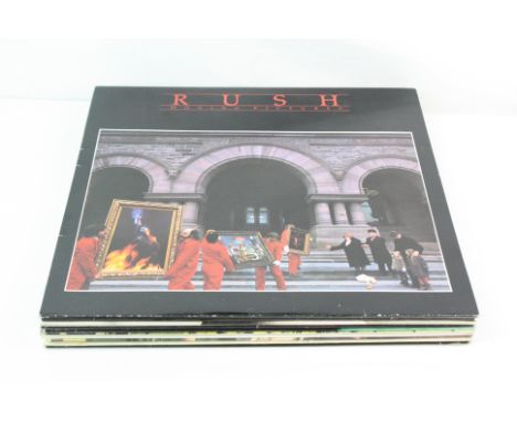 Vinyl - 10 ROCK / HEAVY METAL PROG ALBUMS. 1) RUSH - MOVING PICTURES (UK, 1ST, MERCURY 6337 160) MINT- / EX+, 2) RUSH - PERMA