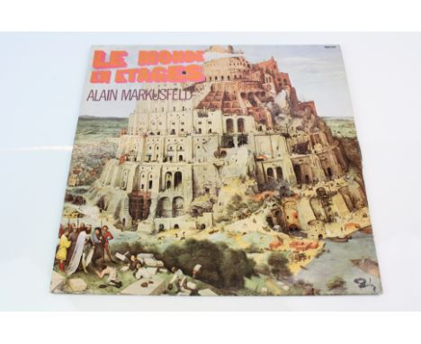 ALAIN MARKUSFELD - "LE MONDE EN ETAGES" (1970, French Barclay Records, 920 179). Rare and amazing Psych / Prog Rock album, th