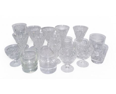 Lalique A mixed lot of five items, to include a candlestick, a vase, and x3 scent bottle