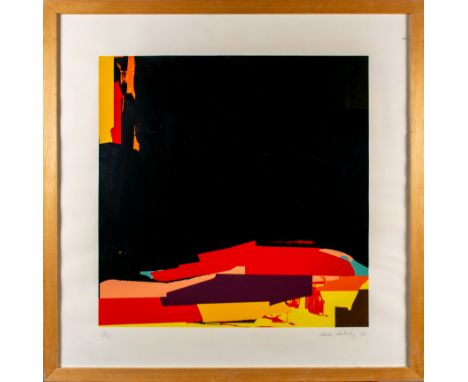 Mario Dubsky (British, 1939-1985) Noon 1972 Screenprint in colours on wove Signed in pencil and inscribed 'Artist's proof'  D