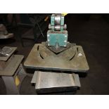Tennsmith angle knotcher, model TN, sn 13672, 8" 16 ga.
