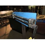 Bead roller, 18", w/10" dies.