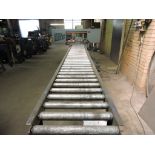 Roller conveyor, 10 ft.