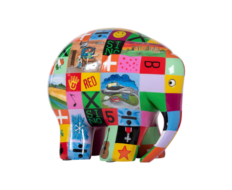 Ed Sheeran has confirmed that he will sign this elephant for the purchaser!This sculpture is based around the life and earlyy