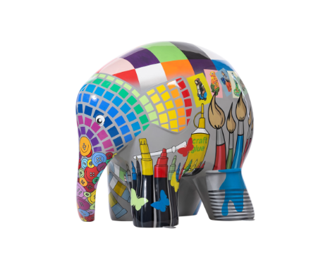 Artiphant is inspired by the work of Chris’ latewife, Valerie Osment, and the amazing Wild in Arttrail sculptures she lovingl
