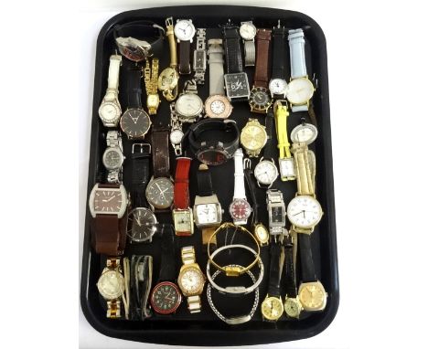SELECTION OF LADIES AND GENTLEMEN'S WRISTWATCHESincluding Dunlop, Guess, Sekonda, Junghans, Accurist, Red Herring, Mantaray a