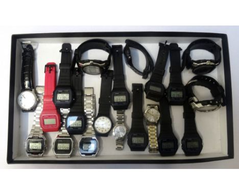 SELECTION OF TWENTY LADIES AND GENTLEMEN'S CASIO QUARTZ WRISTWATCHESmostly digital examples, various styles (20) 