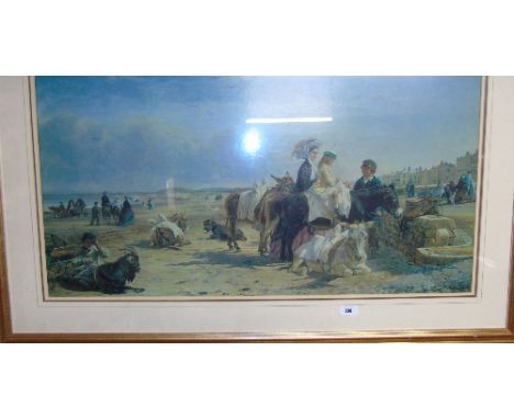 A 20th Century Coloured Print after the original. 48 x 90cm.