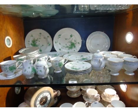 A Noritake Dinner & Tea Service for Four in the Tipperary Pattern comprising of four dinner, dessert and side plates, bowls, 