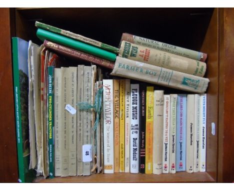 A Shelf of Agricultural and Farming Books.