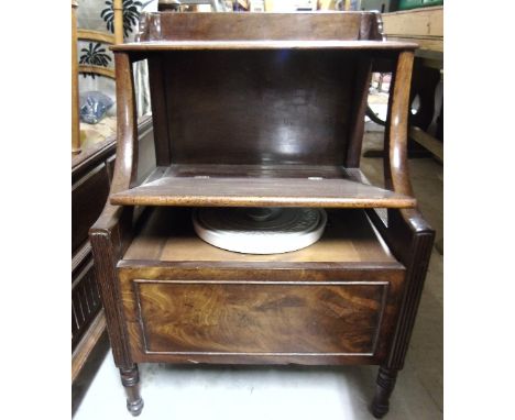 A William IV Mahogany Step Commode.