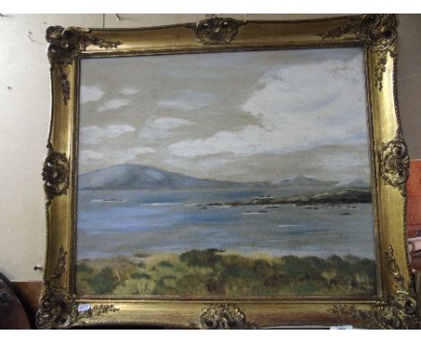 An Oil on Board by H. Farrelly. 'Lakeland Landscape' Signed lower right, in a gilt frame, 49 x 59cm, together with a Signed P