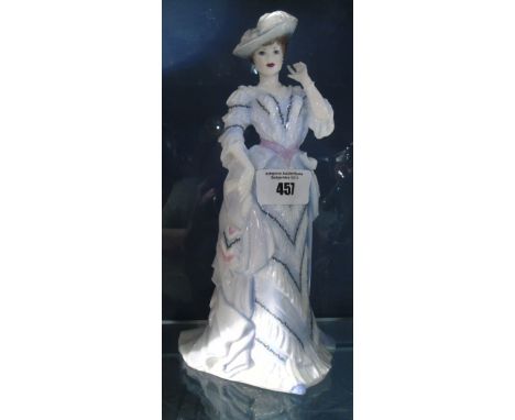 A Royal Worcester Porcelain Figure - The Gaiety Girls, Arabella. Limited Edition: 278/10,000.