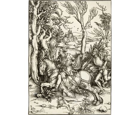 Albrecht Dürer (1471 Nürnberg 1528)Reiter und Landsknecht (Ritter und Landsknecht) - The Knight on Horseback and the Lansquen