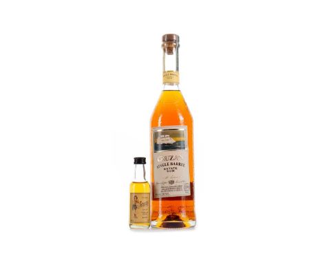 CRUZAN SINGLE BARREL AND SAILOR JERRY MINIATURE RUM Cruzan Single Barrel Estate Rum - 40% ABV / 70clSailor Jerry Miniature - 