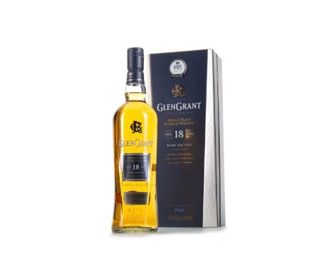 GLEN GRANT 18 YEAR OLD RARE EDITION SPEYSIDE SINGLE MALT Glen Grant was the first distillery in Scotland to have electric lig