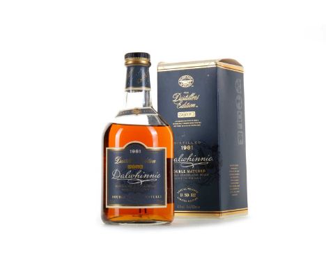 DALWHINNIE 1981 DISTILLERS EDITION HIGHLAND SINGLE MALT Dalwhinnie is the highest distillery in Scotland and, as such, it als