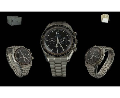 Omega - Speed Master Professional Chronograph Gents Stainless Steel Wrist Watch. Ref no 03590-50-00, Watch No 48320645. The F