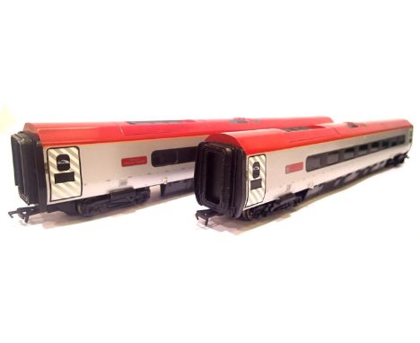 Two Dapol Pendolino EMU centre coaches; Mission Impossible and City of Manchester. P&P Group 1 (£14+VAT for the first lot and