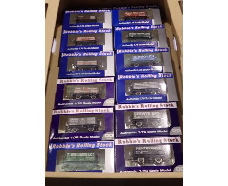 12x Dapol 'Robbie's Rolling Stock' Assorted Goods Wagons All Boxed P&amp;P Group 2 (£18+VAT for the first lot and £3+VAT for 