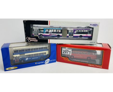 3x Diecast Buses - UKBUS 1016, OM41303, OM45501 All Boxed P&amp;P Group 1 (£14+VAT for the first lot and £1+VAT for subsequen