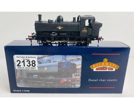 Bachmann 32-202A 8750 Pannier Tank 9753 BR Black L/Crest Includes Detail Pack &amp; Papers etc Ex Shop Stock Boxed P&amp;P Gr