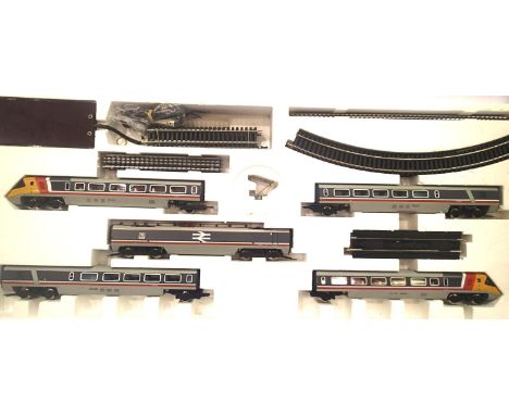Hornby Advanced Passenger train set, contents complete with pantograph. P&P Group 3 (£25+VAT for the first lot and £5+VAT for