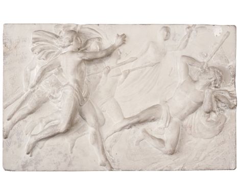 * Flaxman (John, 1755-1826). A group of 7 plaster bas-reliefs from originals by John Flaxman, 20th century, copies of plaster