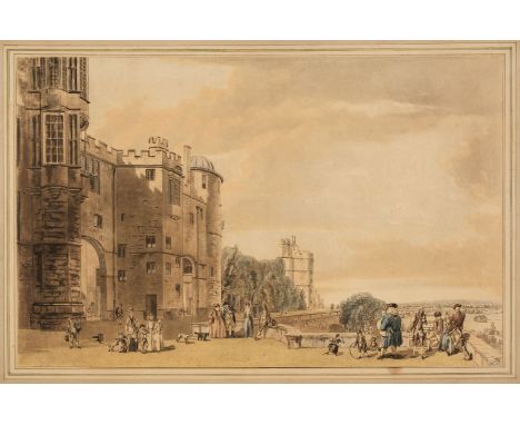 * Sandby, Paul (1731-1809).  Windsor Terrace looking Westward (from Six Views of Windsor and Eton), 1776, etching with aquati