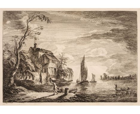 * Sandby (Paul, 1730-1809). Album of 56 etched landscapes and figure subjects, 1747-1758 [but circa 1815], originally execute