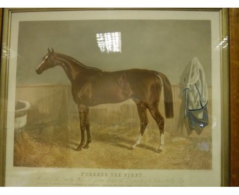 AFTER J H HERRING SNR "Pyrrhus The First", engraving by J R Mackrell, coloured by C Simpson, published by Bailey Brothers, Ro