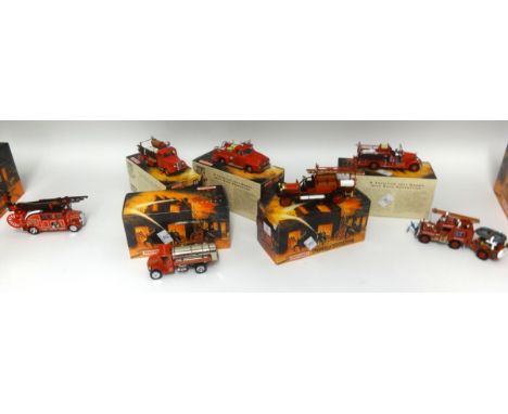 A collection of Matchbox Fire Engine Series. Approx 40 including some special edition models.