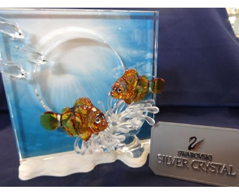 Swarovski Crystal Glass, The first piece of the trilogy 'Wonders of The Sea', 'Harmony' complete with certificate of authenti
