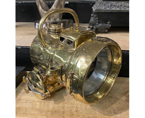 BRASS 1910 VINTAGE CAR LAMP