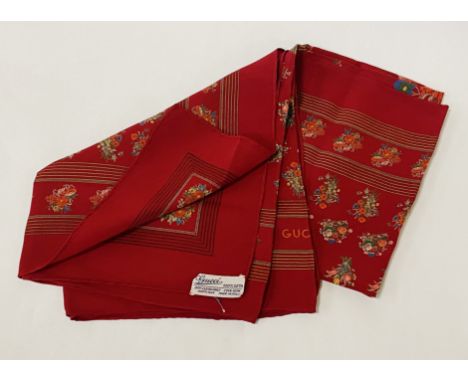 GUCCI SILK SCARF