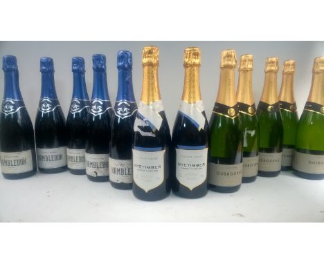 *14 x bottles assorted English Sparkling Wine inc Nyetimber